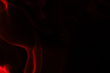 Red smoke on a dark background, colourful abstract, red fog, minimalistic background