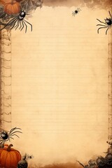 retro vintage worn sheet scrapbook page halloween dirty blank aged parchment paper printable