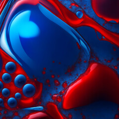 red blue cells texture