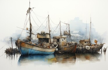 Obraz premium Ghost Ships
