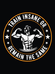 Gym t shirt Design, t-shirt design, Vintage gym fitness t-shirt