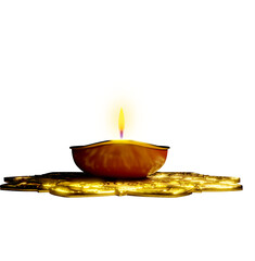 Diwali festival diye 3d decoration