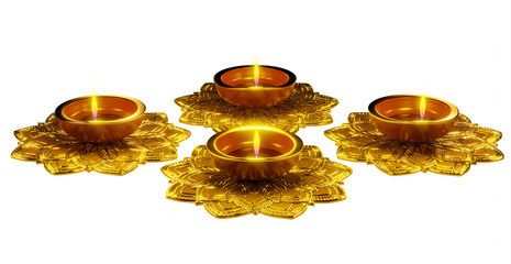 Diwali festival diye 3d decoration