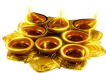 Diwali festival diye 3d decoration