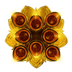 Diwali festival diye 3d decoration