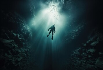Fototapeta premium Scuba Action