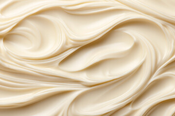 Fototapeta premium Vanilla cream, food background