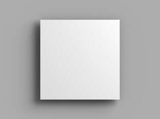 Square 8.26x8.26inc flyer render to present your design.