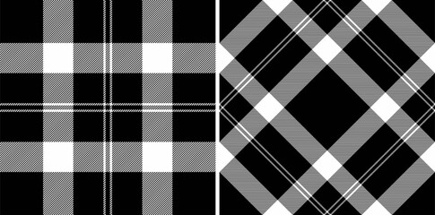 Vector texture fabric of pattern seamless background with a textile tartan plaid check.