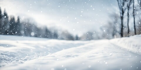 Fototapeta premium Winter background