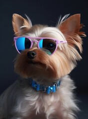 Naklejka premium yorkshire terrier