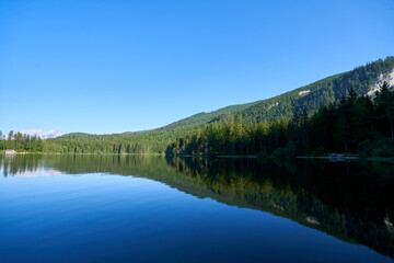 Fototapeta na wymiar Lake Oedensee in Styria (Austria) in summer