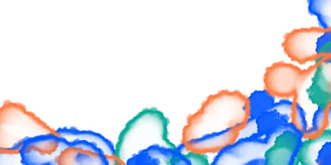 Abstract texture Blue and Orange 