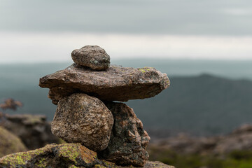 landscape of mountains in the mountains of Cordoba on vacation to do traiking or go sightseeing vacations