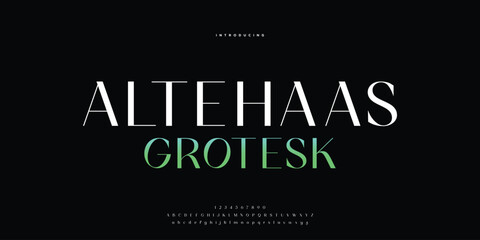 Elegant luxury abstract wedding fashion logo font alphabet. Minimal classic urban fonts for logo, brand etc. Typography typeface uppercase lowercase and number. vector illustration