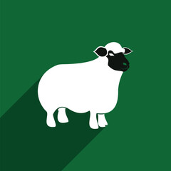 SHEEP ICON LOGO TEMPLATE VECTOR