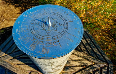 Sundial at The Kyrroarganga í Kjarna - Labyrinth Area of Iceland