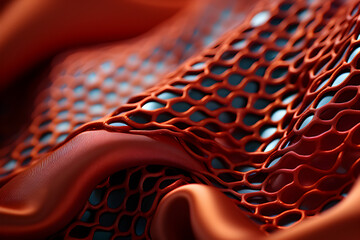 A sumptuous fabric texture, showcasing its patterns, weaves, and tactile appeal, generative AI
