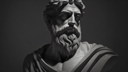 Ancient Philosophy in Greek Culture. A Glimpse into Greek History with Pythagoras - obrazy, fototapety, plakaty