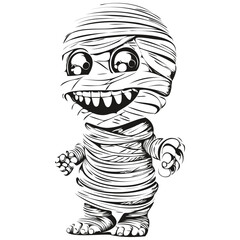 Detailed Curse in Vector for Halloween Promotion