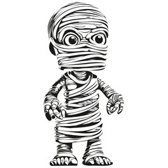 Detailed Curse in Vector for Halloween Graphics