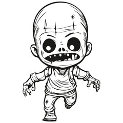 Eerie Vector Zombie undead