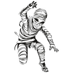 Mysterious Halloween Curse in Vector for Halloween Artwork