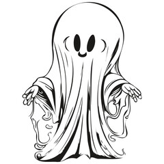 Transparent Image of a Ghostly Activity