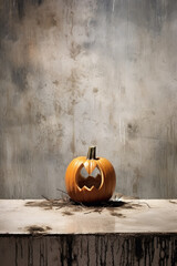 Minimal halloween background with copy space for text