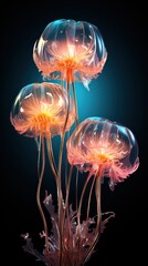 Jellyfish seaweed in water