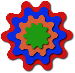 pastel background paper style