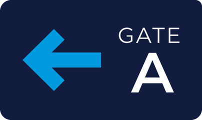 Gate Sign Icon