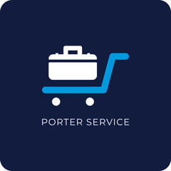 Porter Service Sign Icon