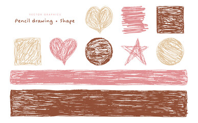 フリーハンド・鉛筆画・形