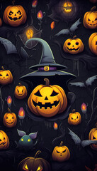 Happy halloween party background