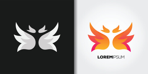 colorful bird logo