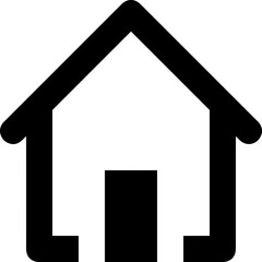 Home homepage icon symbol vector image. Illustration of the house real estate graphic property design image