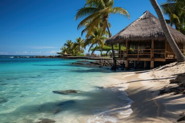 tropical paradise beach