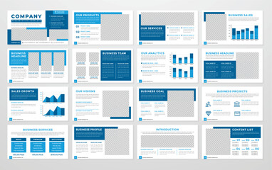 business presentation template editable vector design