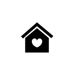 Home homepage icon symbol vector image. Illustration of the house real estate graphic property design image
