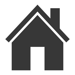 Home homepage icon symbol vector image. Illustration of the house real estate graphic property design image