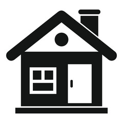 Home homepage icon symbol vector image. Illustration of the house real estate graphic property design image