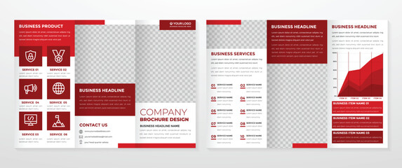 business brochure template editable vector design