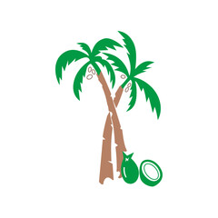 Make a Professional Coconut Trees Vector