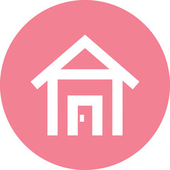 Home homepage icon symbol vector image. Illustration of the house real estate graphic property design image