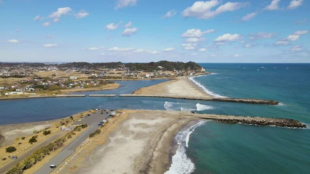太東崎、日本のドローン映像、千葉県いすみ市