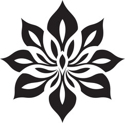 Ethereal Ebony Blossoms Gothic Floral Delight