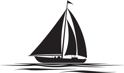 Art of Aquatic Craft Vector Maritime Beauty Seafaring Alchemy Black Boat Vector Dreams