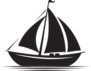 Majestic Maritime Majesty Vector Dreams Sailing Serenity Vector Boat Design