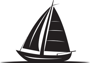 Ethereal Nautical Beauty Vector Boat Precision Nocturnal Waterscapes Onyx Maritime Vector